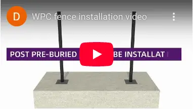 Fencing Installation Video Access for WA Composite Cladding