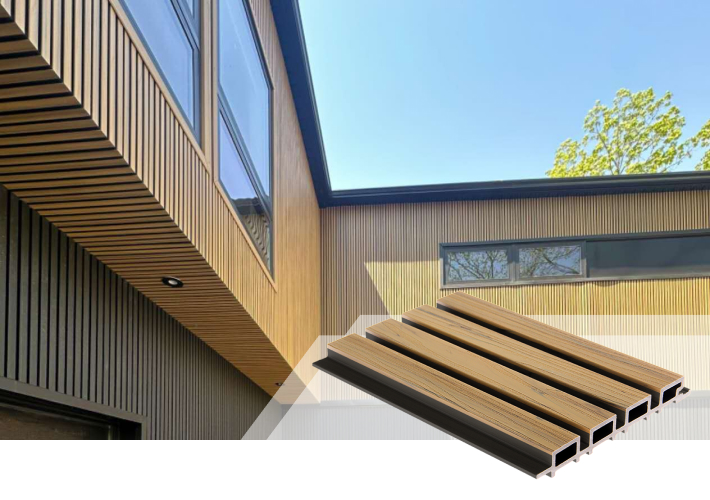 Dual Color Weather-Resistant Villa Wood Wallboard<br> (CO-09D) (2.9m)