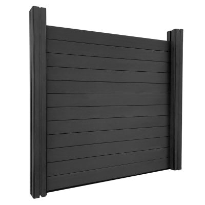 Privacy fencing (blue-grey)